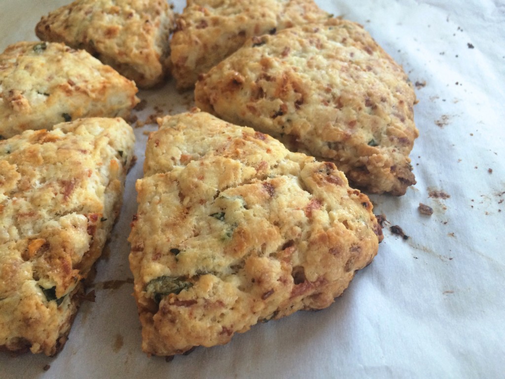 Tomato Basil Scones